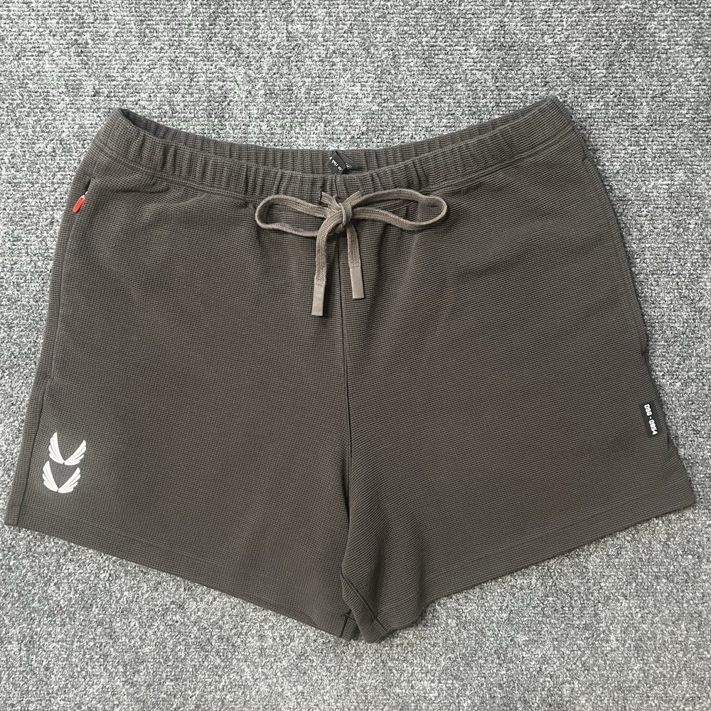 ASRV Waffle Knit Lined shorts 4" Inseam Space Grey DSG 0954 Mens Medium